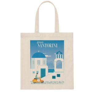 Santorini Greece 🇬🇷 Tote